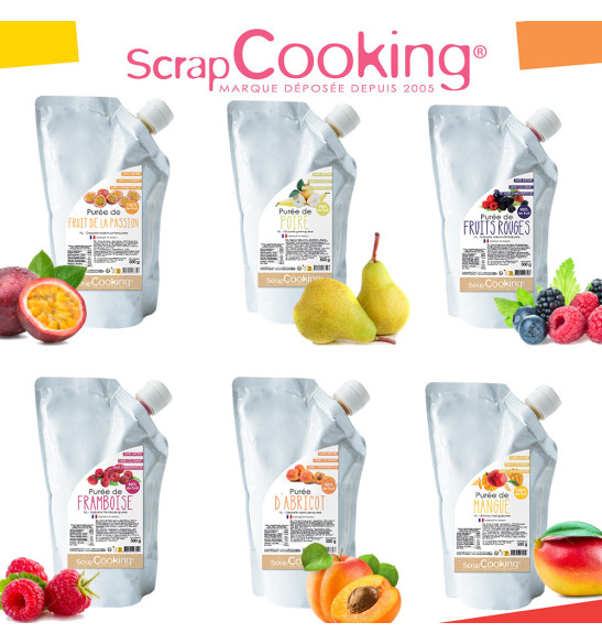 Assortiment ScrapCooking® purées de fruits