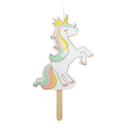 Bougie XXL Licorne réf.0344 - ScrapCooking