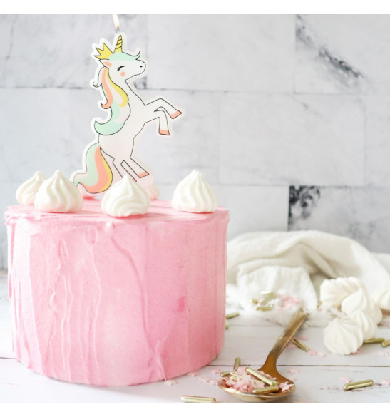 Bougie XXL Licorne - ScrapCooking®