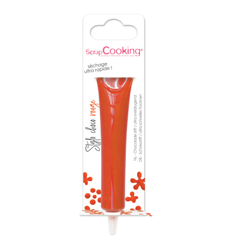 Choco taste pen - red 25g - ScrapCooking