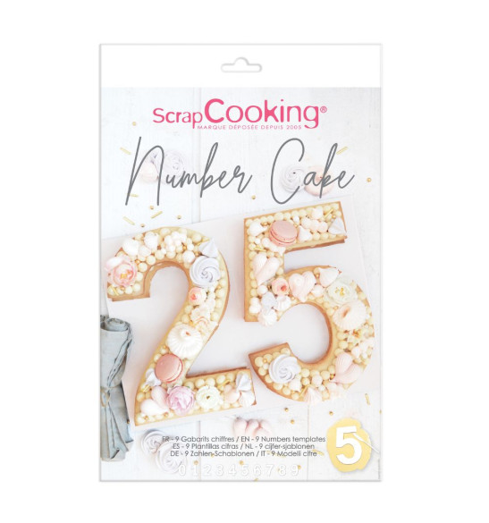 Kit Number Cake réf. 3927 - ScrapCooking