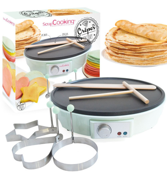 Packaging, Machine et outils à crêpes factory réf.3899 - ScrapCooking