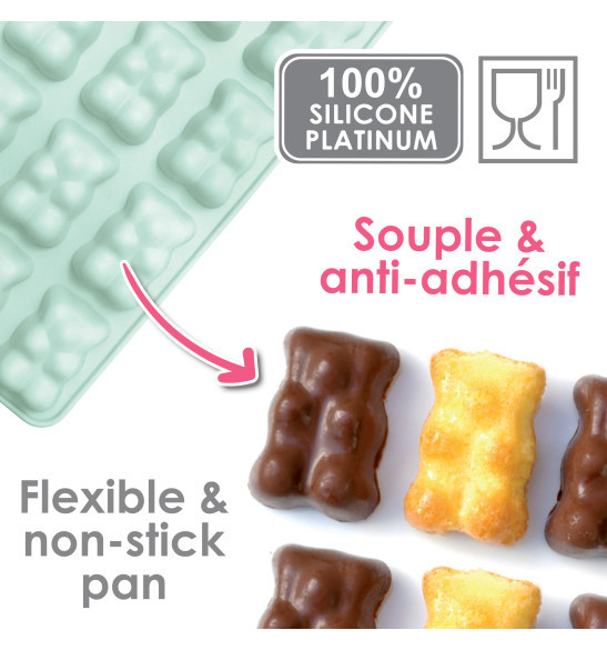 Moule chocolat mini tablettes - Perle Dorée