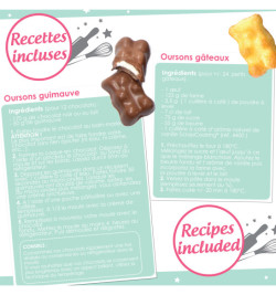 Moule silicone oursons guimauve recettes oursons packaging - ScrapCooking