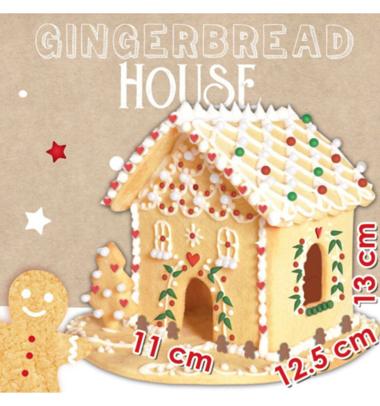 Gingerbread house cookie cutter kit