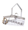 Gingerbread house cookie cutter kit