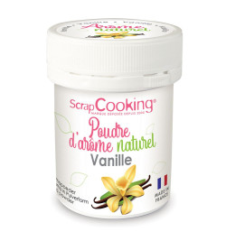 Organic vanilla natural powdered flavouring 15g