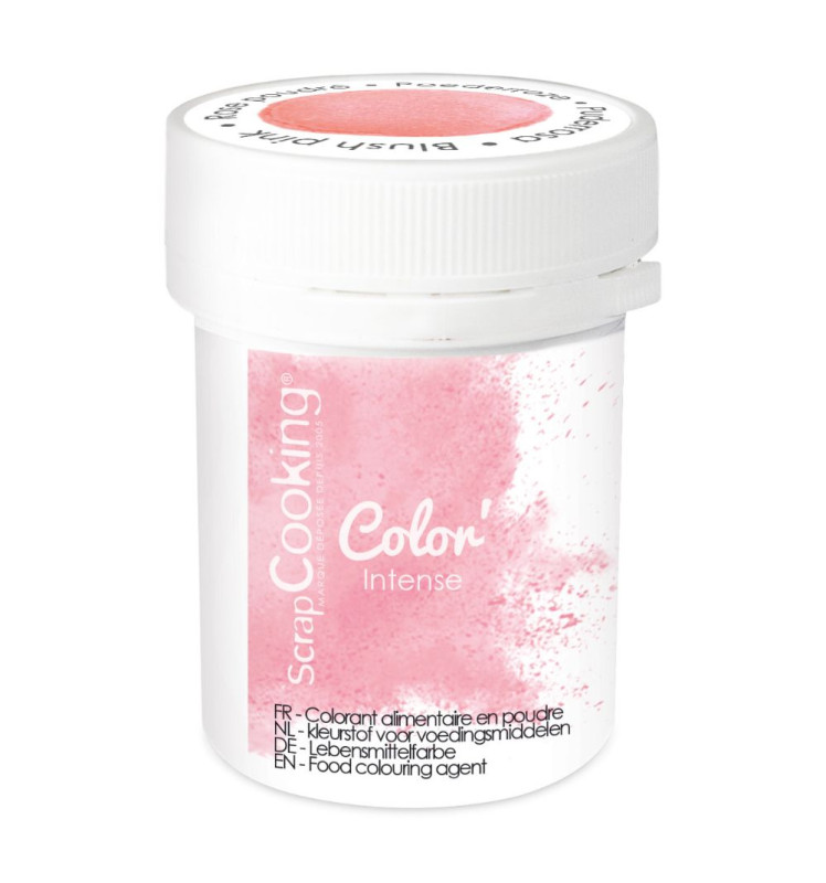 Sugarflair - Colorant alimentaire en poudre rose vif, 7ml (sans E171)