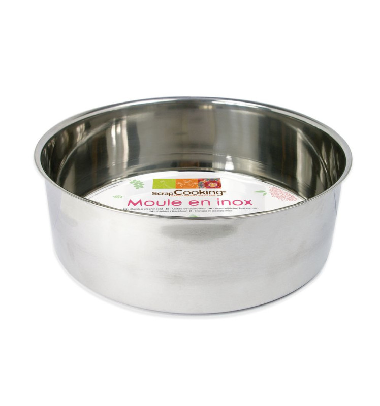 Stainless steel cake tin Ø 18 cm