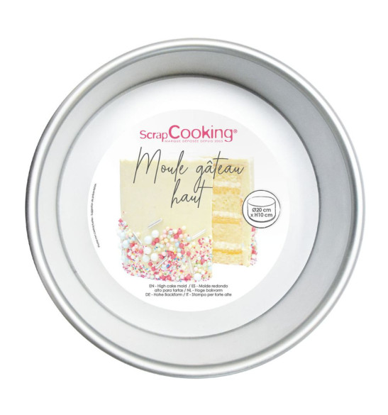 High aluminum cake mould 20 x H 10 cm  - ScrapCooking®