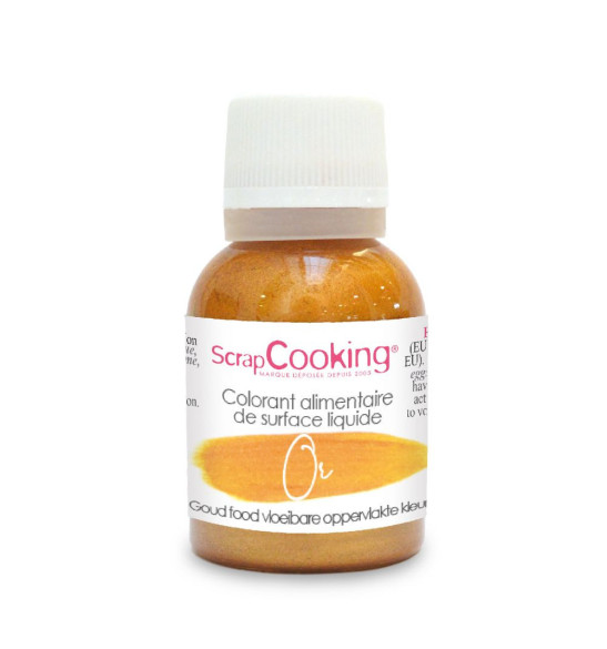 Gold liquid surface colourant - ScrapCooking®