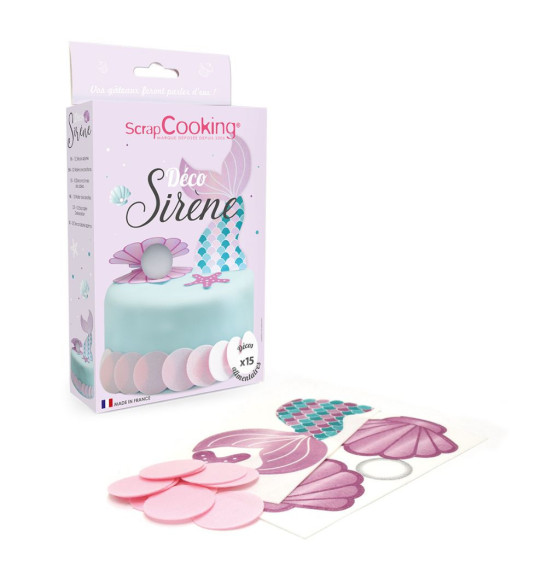 Kit azyme sirène avec contenu - ScrapCooking