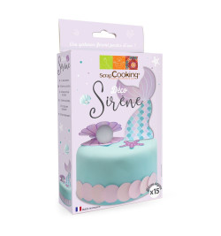 Mermaid edible wafer decoration kit