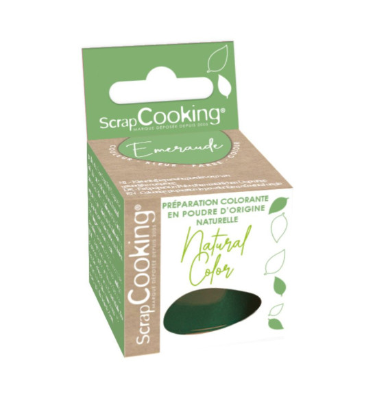 Scrapcooking Colorant alimentaire naturel vert 4201