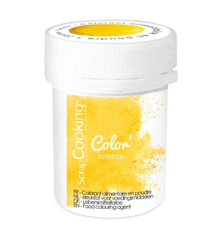 Colorant alimentaire en poudre jaune 5 gr