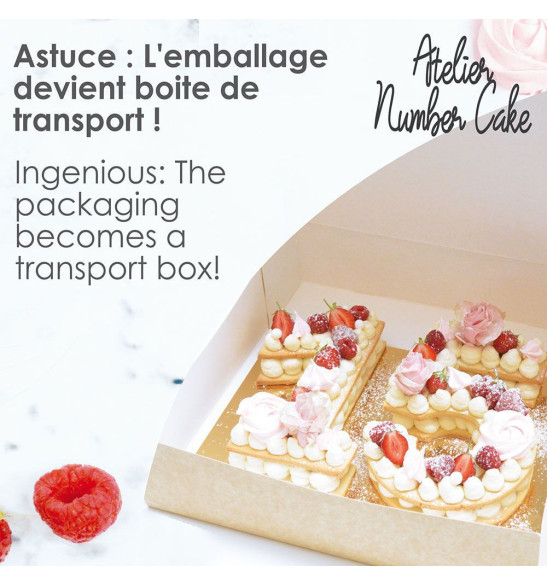 Atelier number cake emballage - ScrapCooking