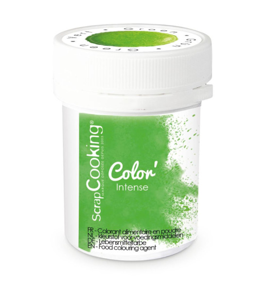 Colorant alimentaire en poudre vert 5g