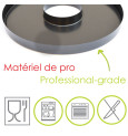 Non-stick round tart pan with removable base