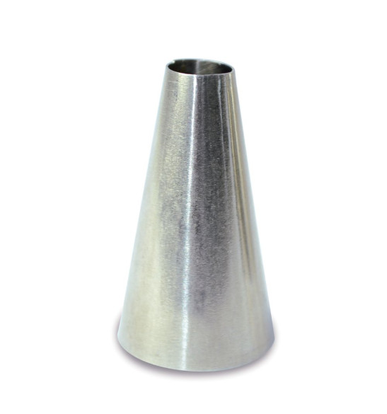 Stainless steel macaroon piping tip - product image 1 - ScrapCooking