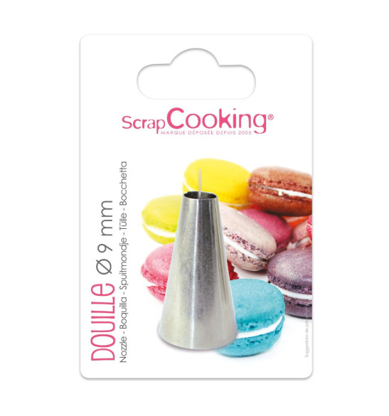 Stainless steel macaroon piping tip - product image 3 - ScrapCooking