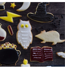 Ambiance biscuits décorés - Seau 16 emporte pièces Sorcier - ScrapCooking