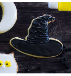Ambiance biscuits chapeau décoré - Découpoirs sorcier sur carte - ScrapCooking