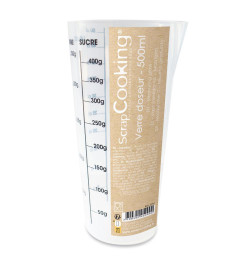 Transparent measuring plastic jug - ScrapCooking®