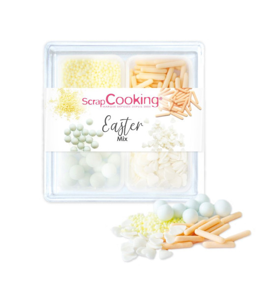 Malette décors sucrés Pâques Easter mix contenu - ScrapCooking