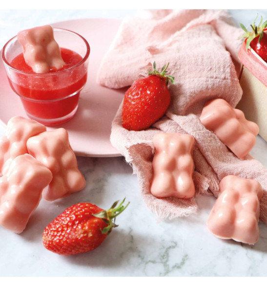 Recette ourson fraise maison - ScrapCooking