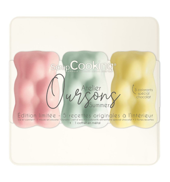 Coffret ourson summer guimauve  - ScrapCooking