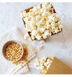 Gobelet popcorn jetable kraft maïs - ScrapCooking