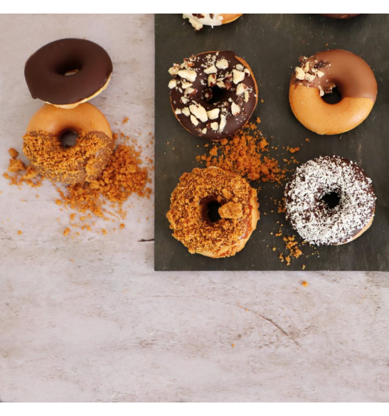 Mix pour pâte à donuts chocolat et spéculos pret à l'emploi - ScrapCooking