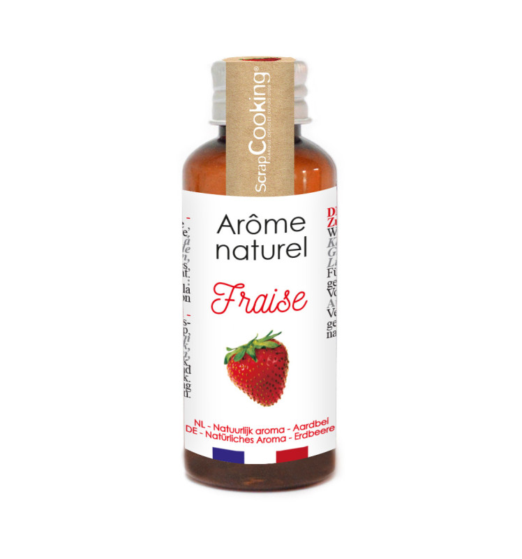 Arôme naturel liquide Fraise 40 ml