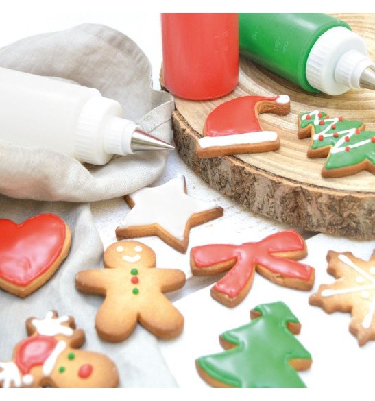 Colorant alimentaire en poudre vert biscuits noel décoration - ScrapCooking
