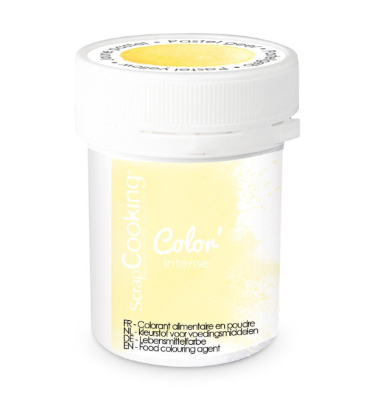 Colorant poudre jaune pastel - ScrapCooking