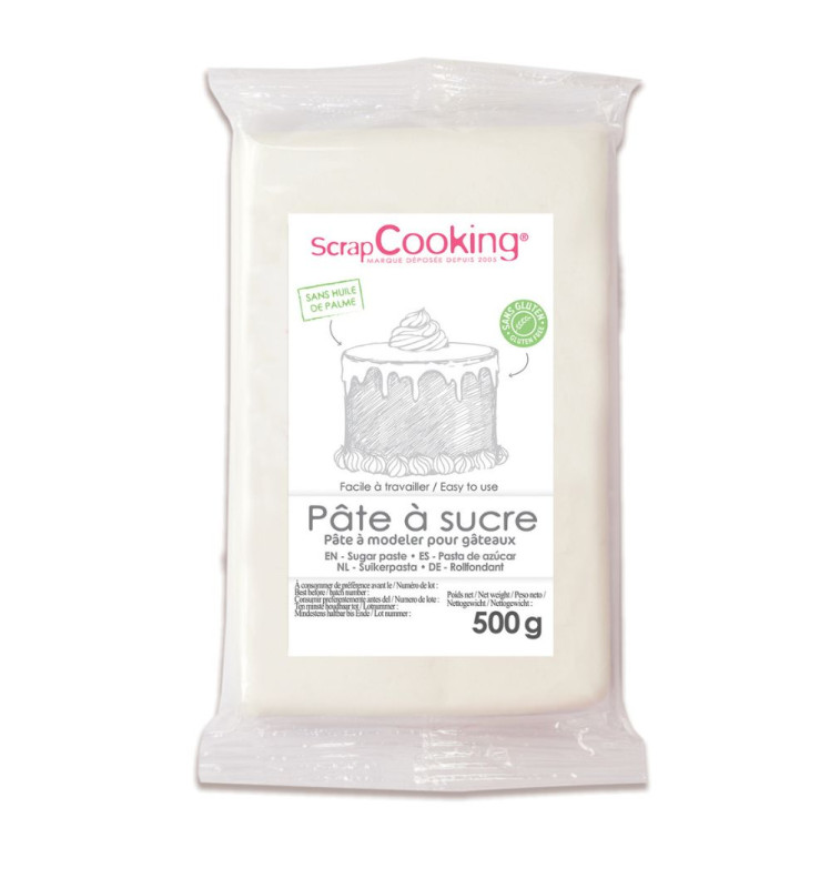 White sugarpaste pack 500 g