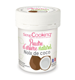 Pot of Coconut natural powdered flavouring 15g