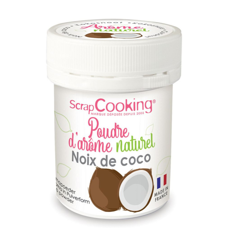 Poudre d'arôme naturel noix de coco