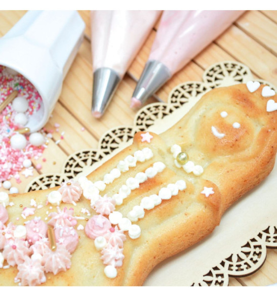 Gâteau silicone princesse rose décoration - ScrapCooking