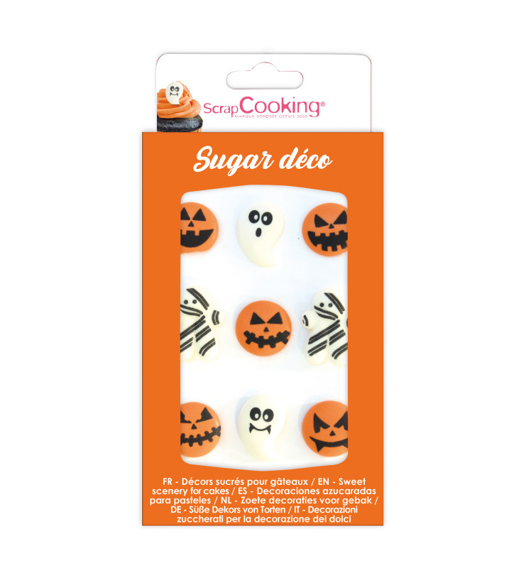 Halloween-themed sweet scenery decorations