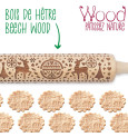 Wooden “Christmas” print roller - 39 cm - product image 2 - ScrapCooking