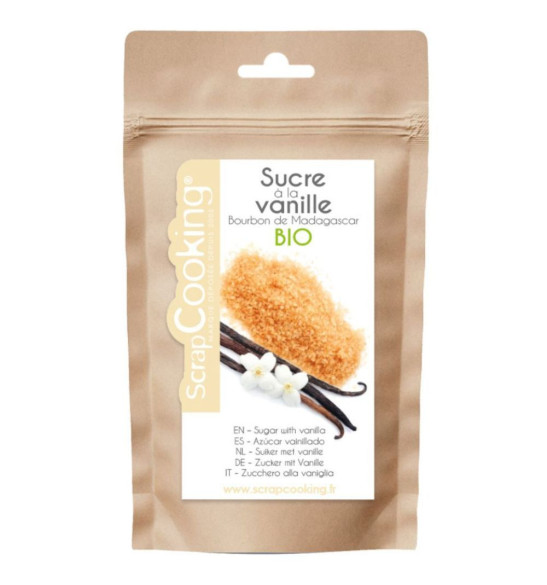 Organic bourbon vanilla sugar from Madagascar 50g - ScrapCooking®