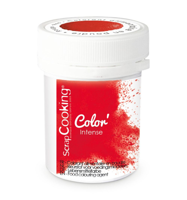 Colorant alimentaire en poudre rouge 5 gr