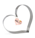 XXL stainless steel Heart cookie cutter mould