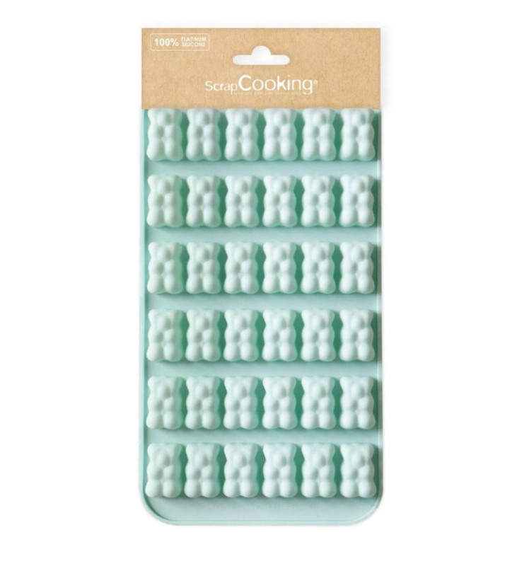 Moule silicone mini bonbons oursons