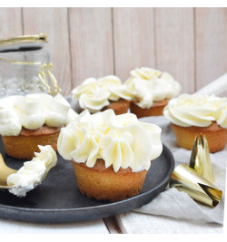 Cupcakes crème au beurre Moule à gâteaux silicone 6 muffins - ScrapCooking