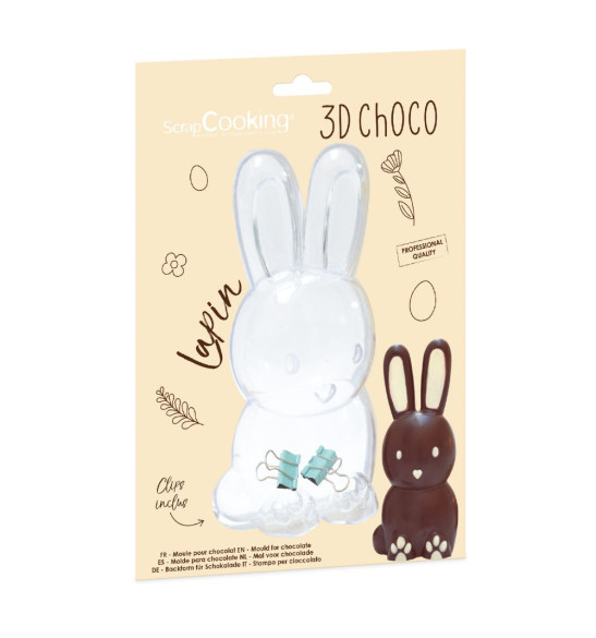 3D chocolate mould Rabbit