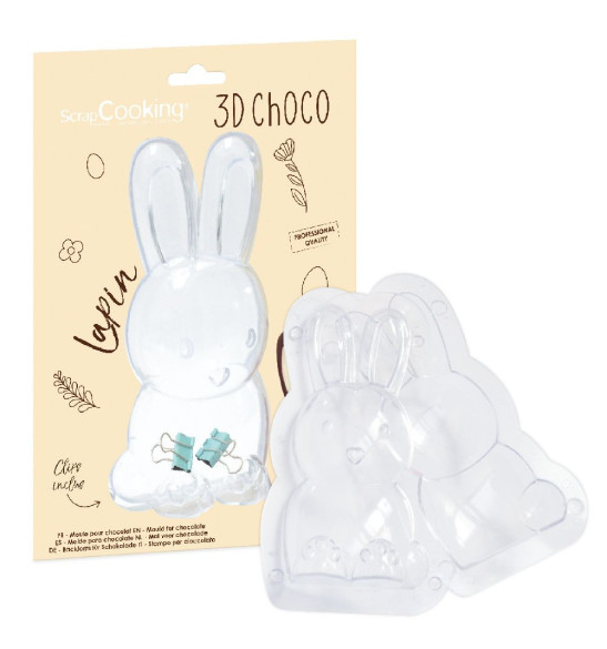 3D chocolate mould Rabbit