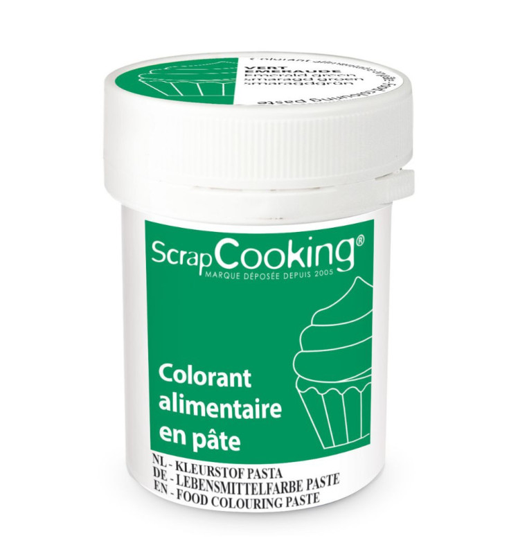 Colorant alimentaire en pâte vert émeraude 20g