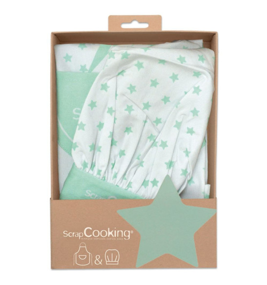 Set tablier + toque enfant ScrapCooking® packaging - ScrapCooking